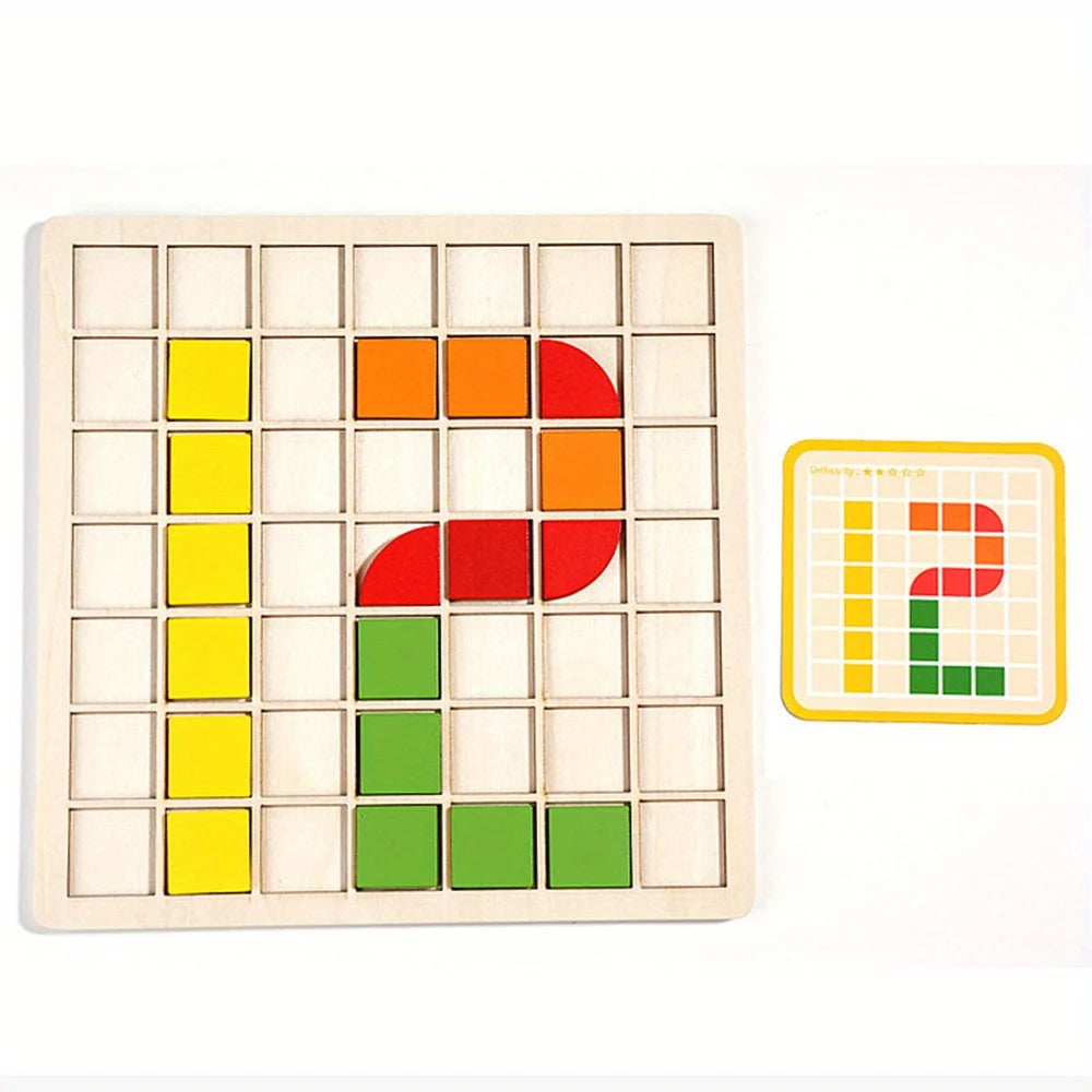 MosaïKidz™ | Puzzle Montessori en Bois