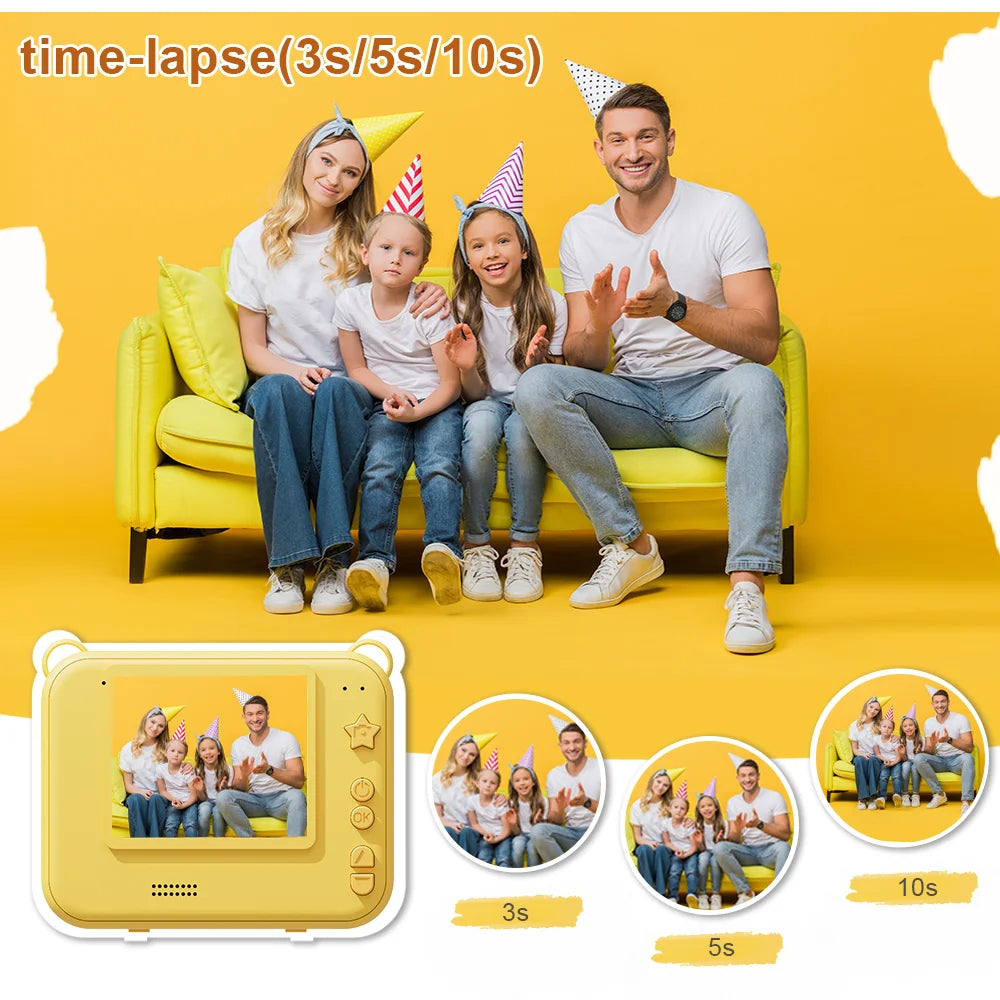 Appareil Photo Enfant Instantané | SnapiMôme™