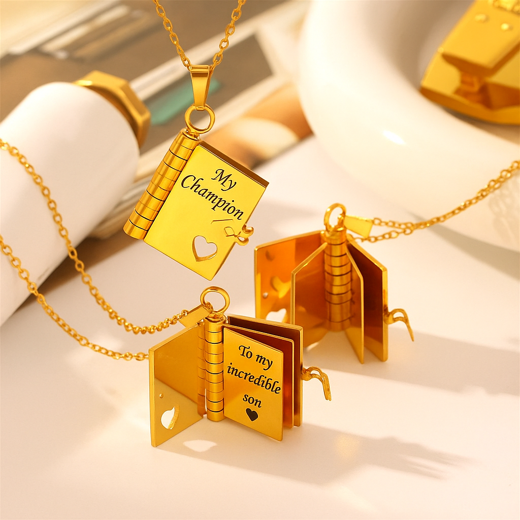 Collier Livre Personnalisable