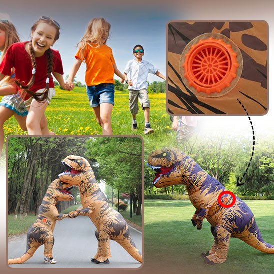 Déguisement dinosaure! Le Costume DinoInflate⹠Durable et Amusant - MonUniversJeux