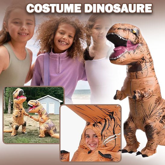Déguisement dinosaure! Le Costume DinoInflate⹠Durable et Amusant - MonUniversJeux