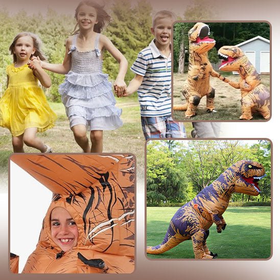 Déguisement dinosaure! Le Costume DinoInflate⹠Durable et Amusant - MonUniversJeux