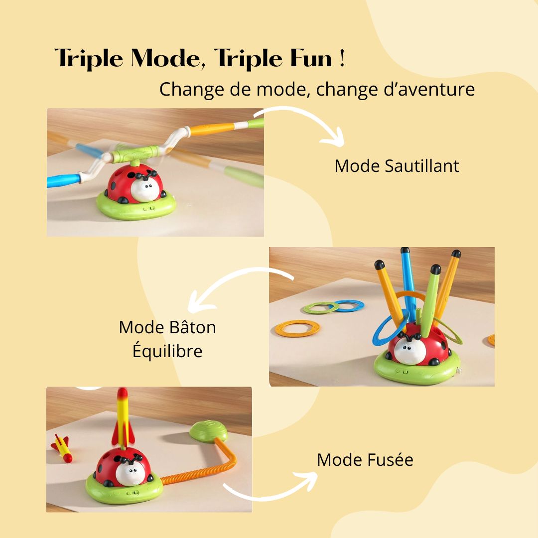 Saute, Lance, Crée avec Hopili™