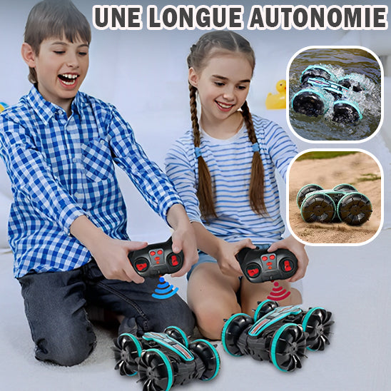 voiture télécommandée amphibie duo