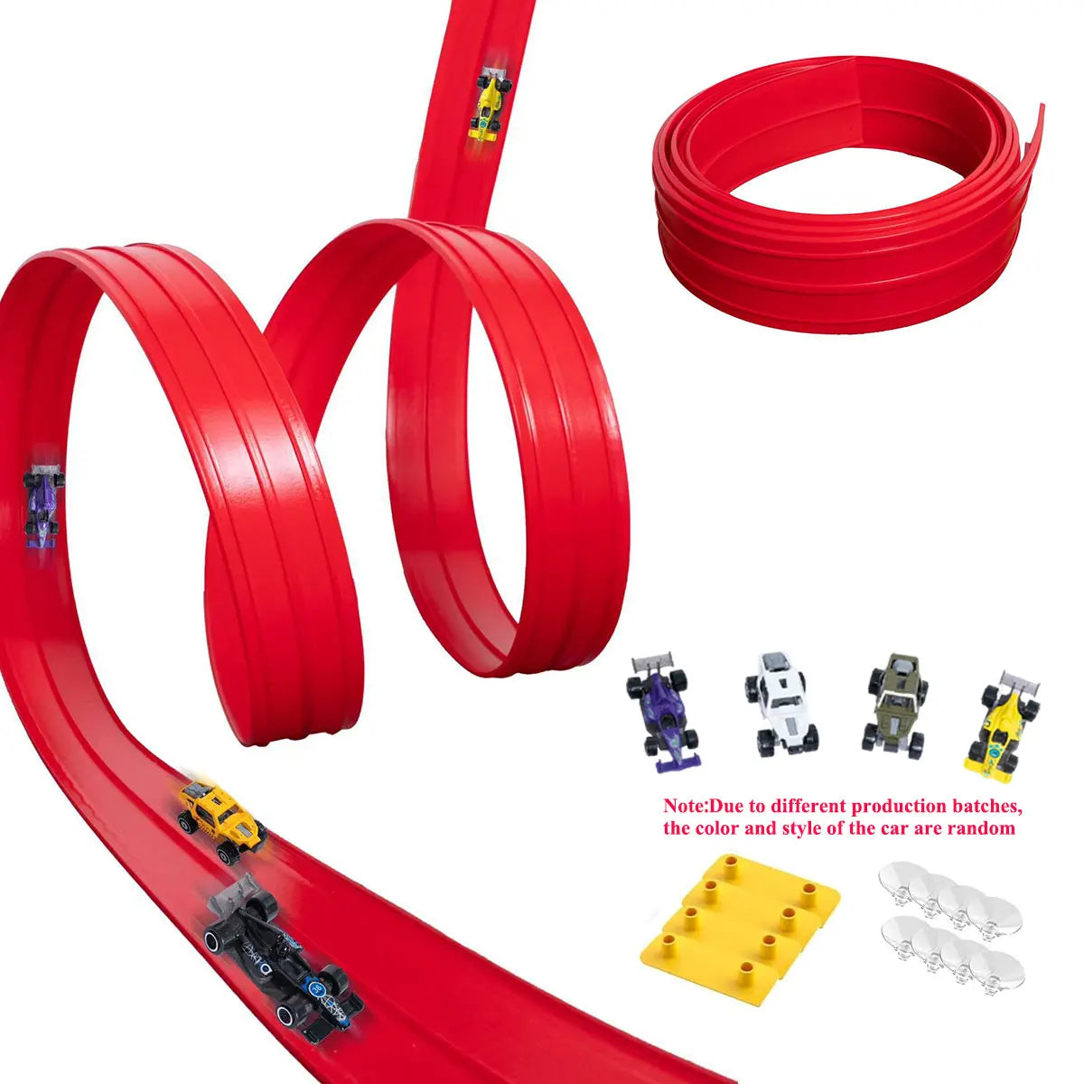 Circuit voiture enfant rouge