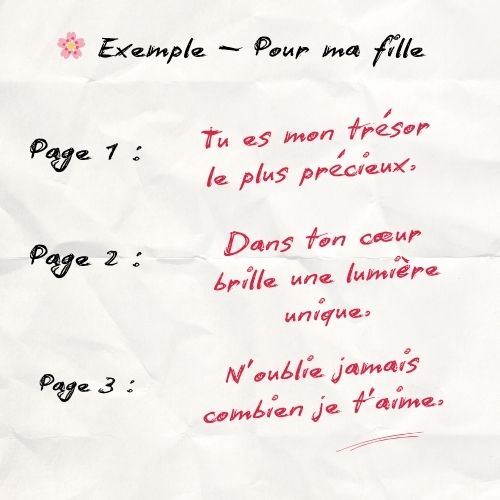 Collier Livre Personnalisable