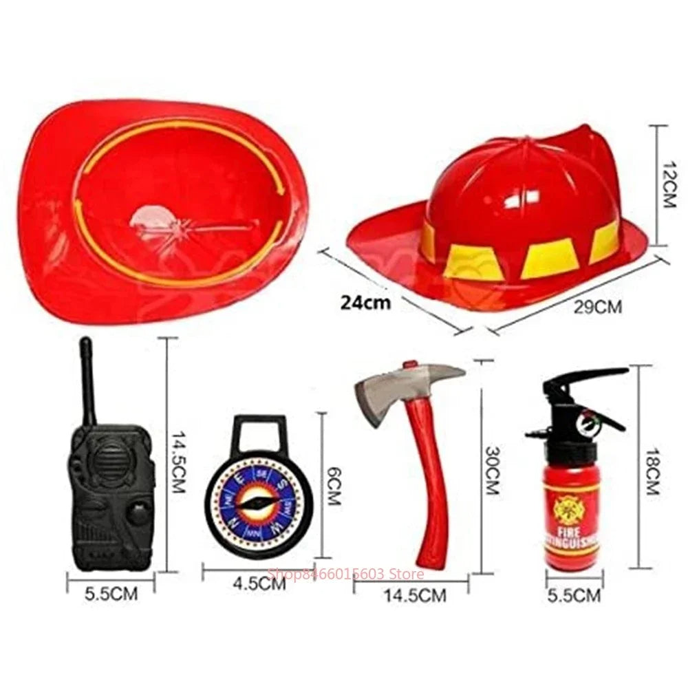Deguisement enfant pompier accessoires