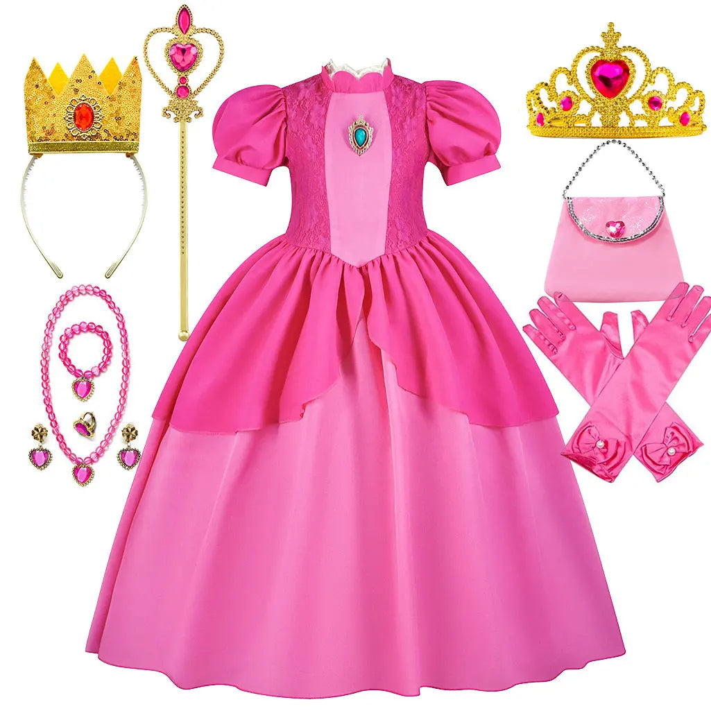 Déguisement Princesse Rose Élégante
