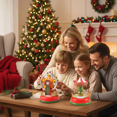 boite a musique cadeau de noel