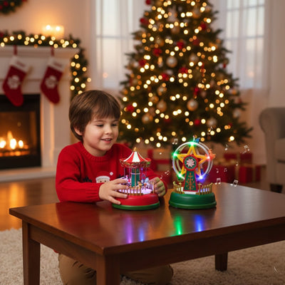 boite a musique lumineuse avec carrousel animé