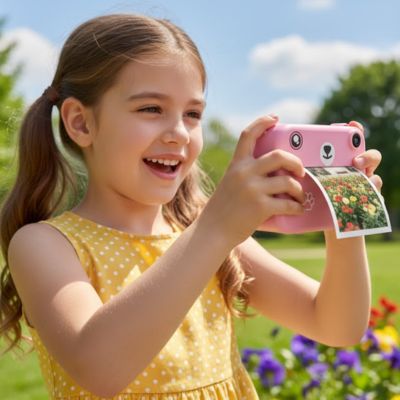 appareil photo enfant rose